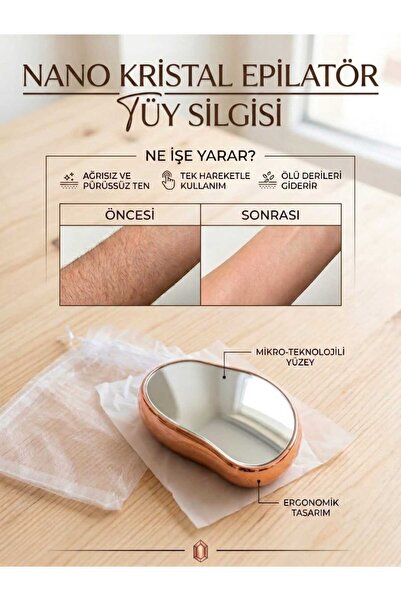 invictus design Crystal Eraser Epilasyon Aleti Tüy Silgisi Acısız Tüy Alıcı F...