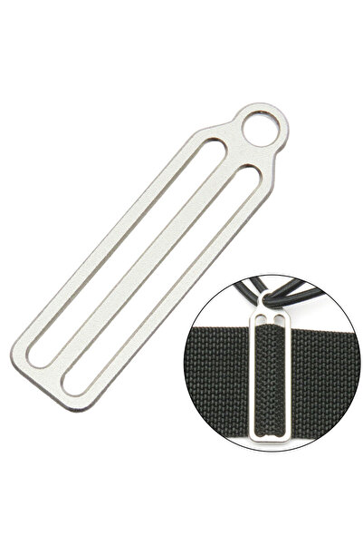 Choice A 1pcs Water Sports Stainless Steel Weight Belt Slide Keeper Diving Ri...