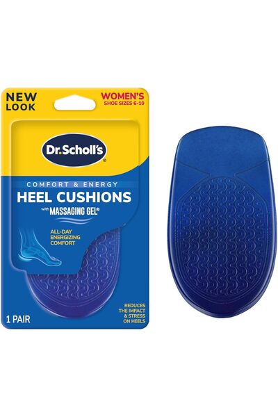 Dr. Scholl's Advanced Massaging Gel Heel Cushions // All-day shock absorption...