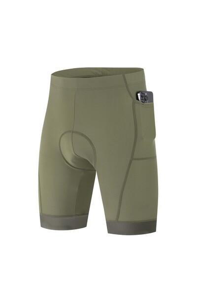 Choice18 L green Men's Performance Cycling Shorts with 3D Pad, Road and Mount...