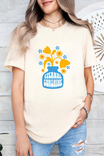 Sarah's Boutique Women's T-shirt – 100% cotton – Sunshine Vase