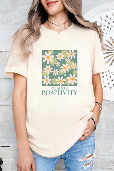 Sarah's Boutique Women's T-shirt – 100% cotton – Petals Positivity