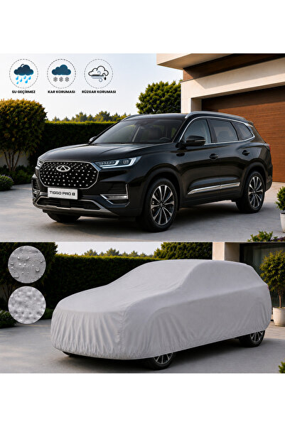 cashen Chery Tiggo 8 Pro Araç Brandası Su Geçirmez Tam Koruma Toz ve Kir Koru...