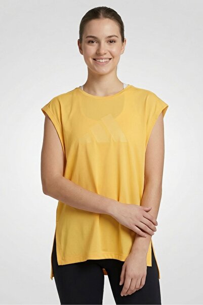 adidas Women Loose Fit Sleeveless Training Tank Top, Orange