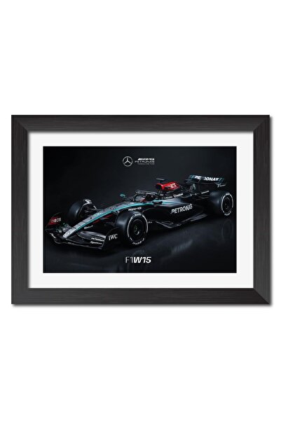 Signtouch Advertising لوحة فنية مؤطرة لسيارة سباق الفورمولا 1 مرسيدس AMG F1W1...