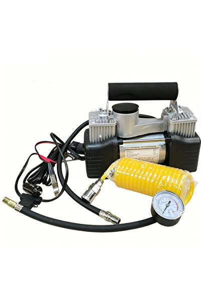 Generic POWER JET-4X4 150PSI Dual-Cylinder Car Air Pump DC12V Tire Inflator w...