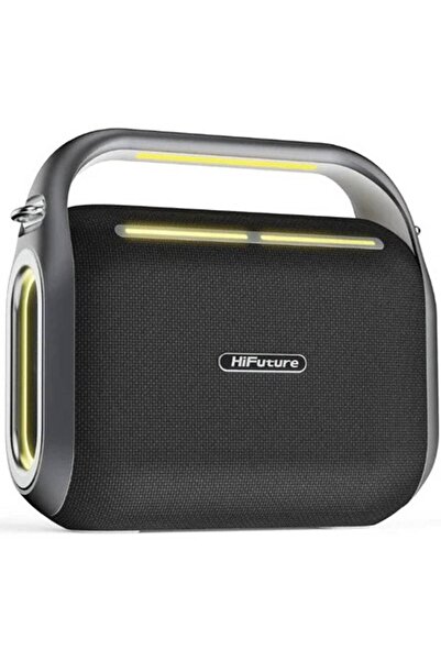 HiFuture musicbox 200 portable 100W speaker with dual mic -black