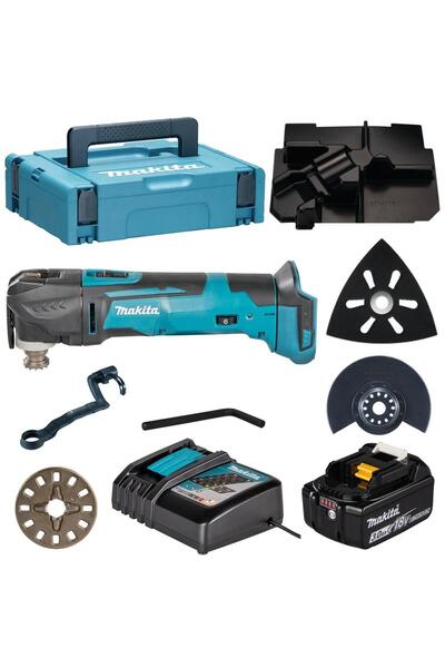 Makita DTM51 LXT 18V 3Ah Multifunction Tool 20000rpm, Accessories Included