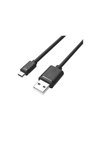 Unitek Y-C451GBK Cablu de date USB 2.0 la microUSB, 1 m, Negru