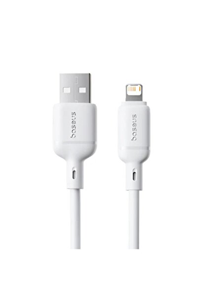 Baseus Σειρά Silky Καλώδιο Δεδομένων USB-A σε Lightning, 2μ, Λευκό