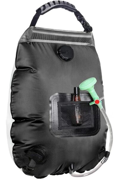 Arabest 5 Gal/20L Solar Portable Shower Bag,Heating Camping Shower with Remov...