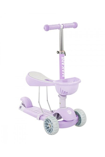 Makani Trotineta 3in1 BonBon Candy Lilac,Roti frontale cu lumini LED,Frana pe...