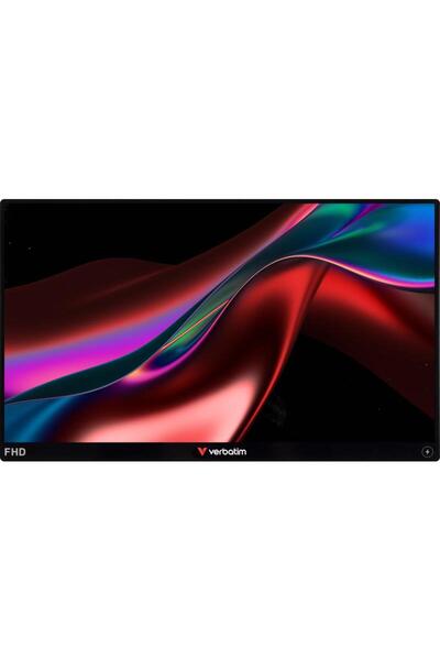 Verbatim Monitor portabil IPS LED de 14 inch, Full HD (1920 x 1080), HDMI, Di...
