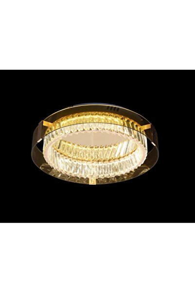 Danube Home Regal LED Ceiling Lamp 50cm Amber Modern Ceiling Light