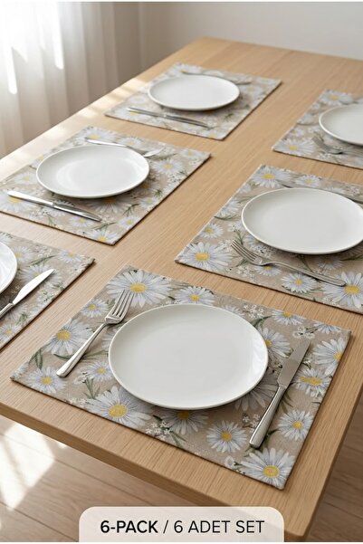 Rona Home Αδιάβροχα σουπλά 6 τεμαχίων American Service για τραπέζι κουζίνας κ...