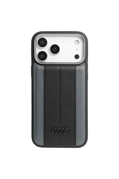 Audi Θήκη MagSafe από συνθετικό δέρμα A6 για iPhone 17 Pro Max - Μαύρο