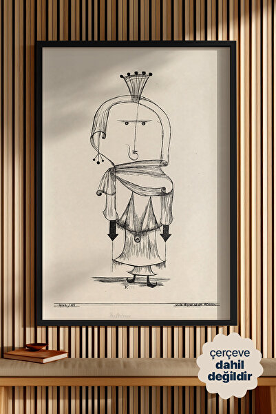Persona Istanbul Paul Klee "Die Hexe mit dem Kamm, 1922" - Modern Sanat Poste...