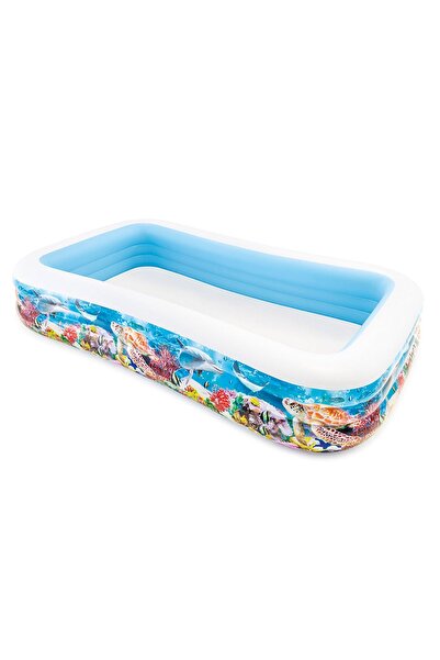Intex Piscina gonflabilă Fish 305 x 183 x 56 cm 58485