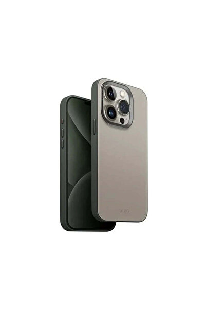uniq Lyden DS iPhone 15 Pro 6.1 " Husă de încărcare Magclick bej-verde/ivoire...