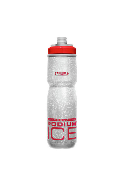 Camelbak زجاجة مياه معزولة للدراجات الهوائية من بوديوم سعة 620 مل - أحمر