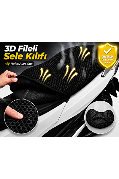 Vi Caro RKS Arome 125 1 Κάλυμμα σέλας μοτοσικλέτας 3D Mesh Κάλυμμα σέλας Αναπ...