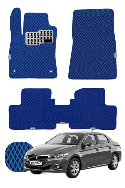 UNAL MAT Peugeot 301 2012 ve sonrası Özelleştirilebilir Tam Set Premium EVA P...