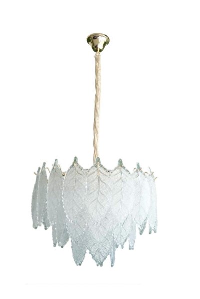 Avizella Kristal Güneş Salkım 50 cm LED Avize