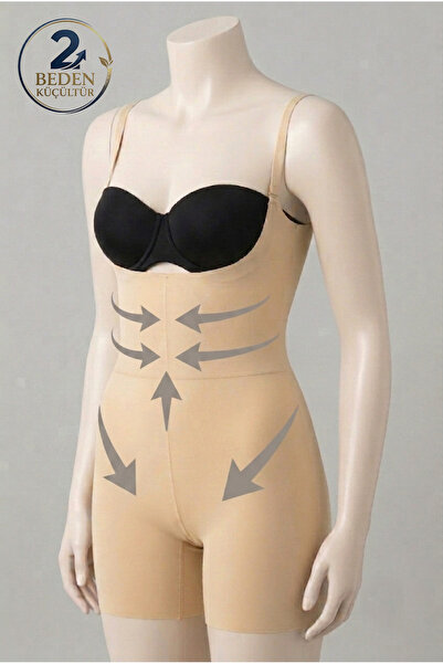 Altınay Full-Length Strap Corset Women's Body Shaper Tummy Tuck Hip Firming L...