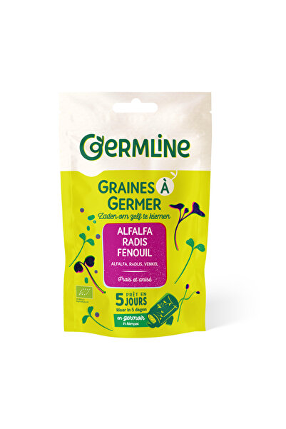 Germline Mix alfalfa, ridiche si fenicul pentru germinat bio 150g