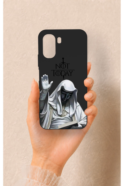Vip Case Oppo A6T Uyumlu Not Today Desenli Silikon Kılıf