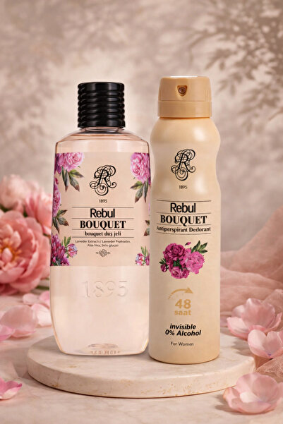 Rebul BOUQUET DUŞ JELİ 500ML + BOUQUET DEO 150 ML