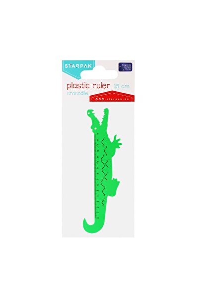 Starpak Rigla 15 cm, crocodil