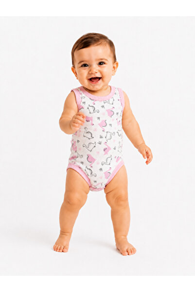 Chicsy Baby قميص داخلي للأطفال بنمط الديناصورات - قميص داخلي صيفي قطني بأزرار...