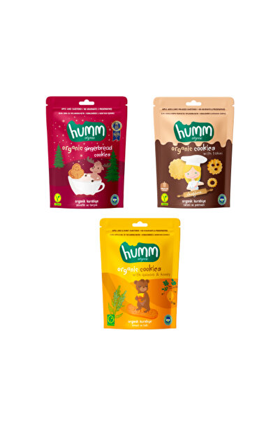 Humm Organic حزمة وجبات خفيفة من كعك الزنجبيل العضوي النباتي مع الطحينة والعس...