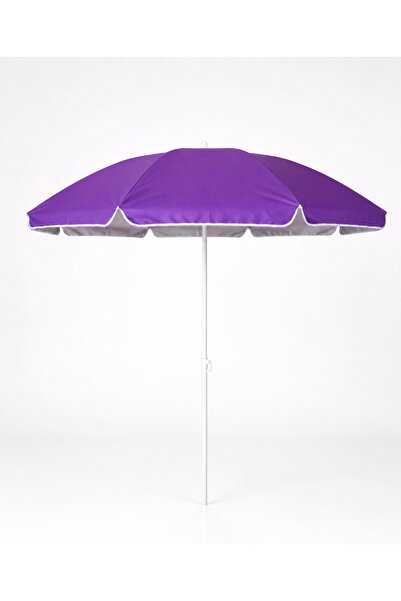Sunlife Avcıoğlu 200 Cm Mor UV Korumalı Plaj Şemsiyesi Fiberglass Gövdeli Rüz...
