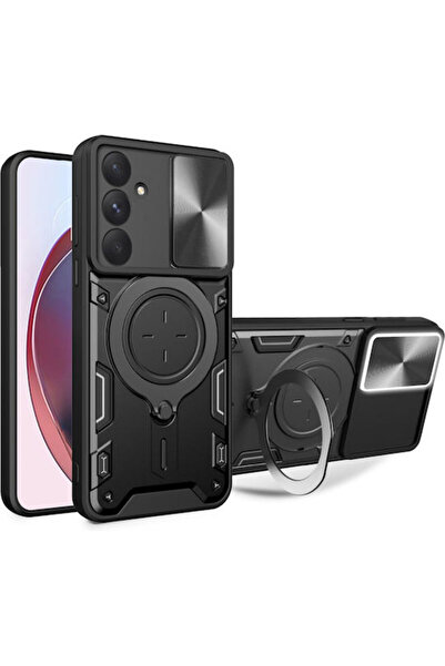 Techsuit Πίσω Κάλυμμα Μεταλλικό Μαύρο (Galaxy A35)