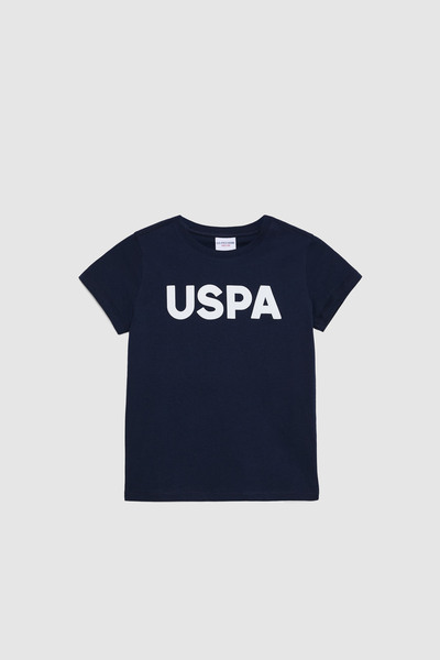 U.S. Polo Assn. Boy's Navy Blue Crew Neck Basic T-Shirt 50320451-Vr033