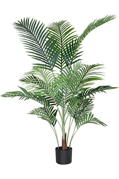 OEM Palmă artificială 140 cm Arbore artificial în ghiveci Frunze de palmier r...
