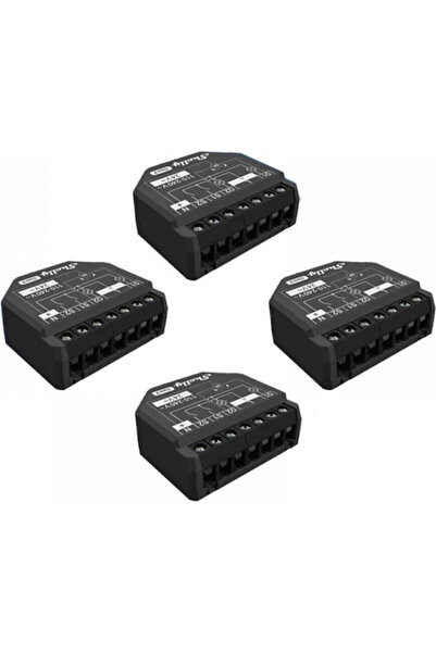 Shelly 2PM Gen3 X4 Έξυπνος Διακόπτης 2 Καναλιών Wi-Fi Bluetooth & RF 10A 4 Τε...