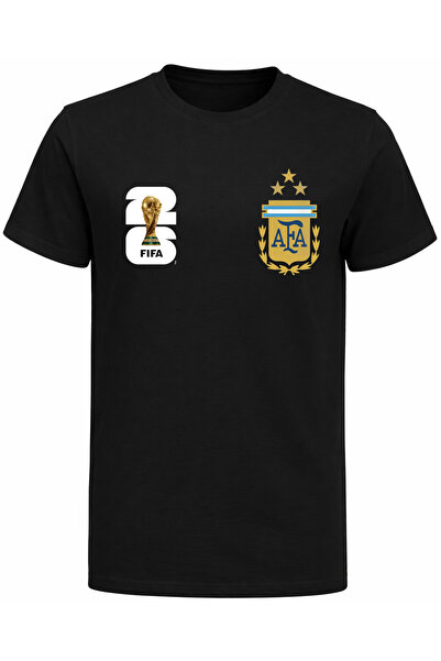 Efendioğlu Design Tricou din bumbac imprimat cu logo-ul echipei naționale a A...
