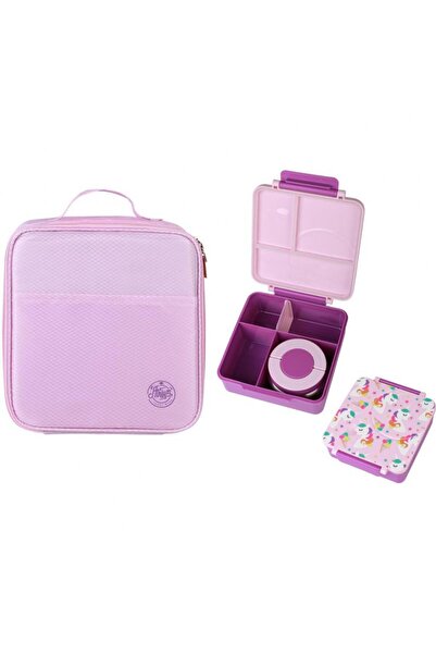 Atrium Lunch Kit – Bento-Style Compartment with Stainless Steel Food Jar in U...