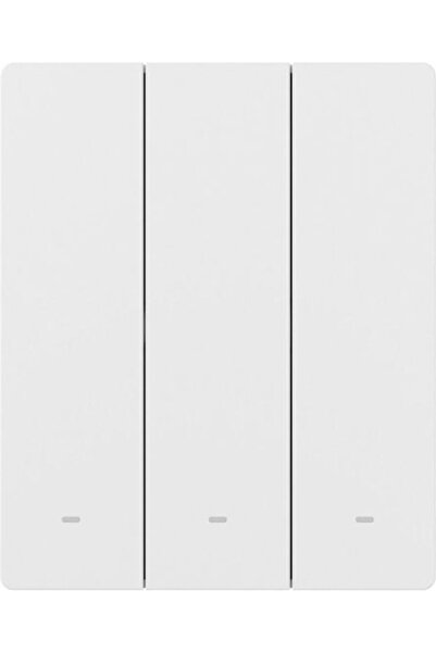 Sonoff M53c80w Wi-Fi Τριπλός Διακόπτης Τοίχου με Λευκό Πλαίσιο