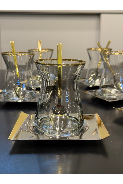 Tiamo Avons Çay Seti Gold 18 Parça / 6 Kişilik