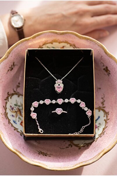 perry accessories gold papatyalı kararmaz çelik kolye ve bileklik seti özel v...