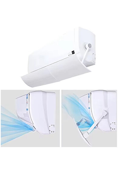 EHOME Flow Deflector, Wall-Mounted Air Conditioner Windshield, Anti-Direct Bl...