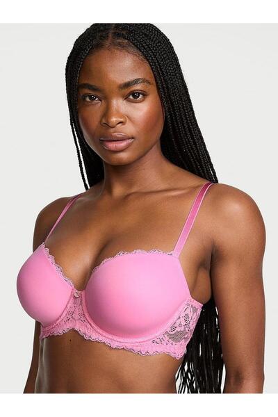 Victoria's Secret Pürüzsüz Dantelli Hafif Dolgu Destekli Klasik Toparlayıcılı...