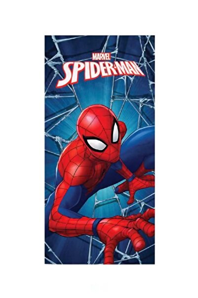 ADDA Prosop Albastru cu Model Spiderman pentru Plaja 140x70cm