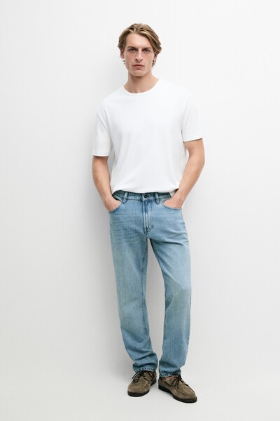 Massimo Dutti %100 pamuklu kısa kollu t-shirt