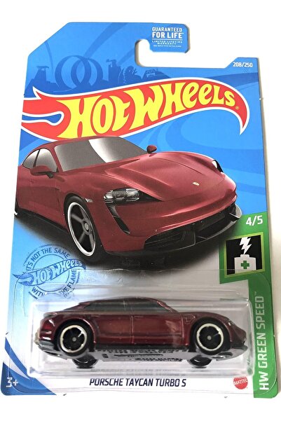 HOT WHEELS UZUN KART بورش تايكان توربو إس باللون الأحمر الداكن