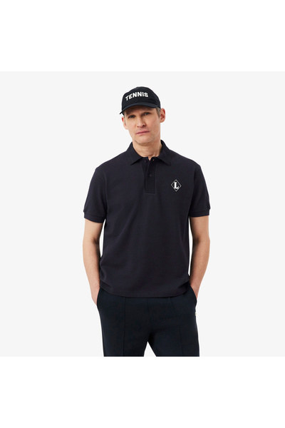 Lacoste Erkek Classic Fit Koyu Gri Polo